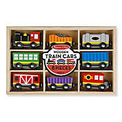 Melissa And Doug Wooden 8 Piece Train Cars Set