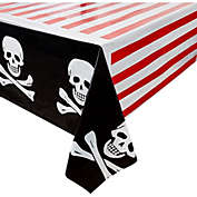 Juvale Skull and Crossbones Plastic Table Covers for Pirate Birthday Party (54 x 108 In, 6 Pack)