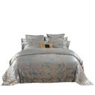 Alternate image 0 for Dolce Mela Home Decorative Dm800K   King Size Duvet Cover Set Jacquard Top & 100% Cotton Inside