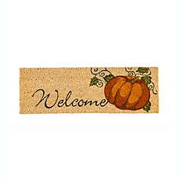Evergreen Fall Pumpkin Kensington Indoor Outdoor Coir Interchangeable Doormat 9