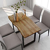 vidaXL vidaXL Dining Table 46.5x22.8x29.9 Solid Acacia Wood 6475
