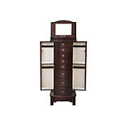 SONGMICS Cambered Front Jewelry Cabinet