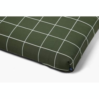 LAY LO Pets Hunter Green Grid Dog Bed or Bed Cover. View a larger version of this product image.
