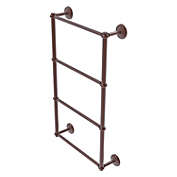 Allied Brass Monte Carlo Collection 4 Tier 36 Inch Ladder Towel Bar with Twisted Detail