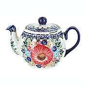 Blue Rose Polish Pottery A388 Andy Small Teapot