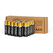 NANFU AA Batteries (20 Pack), 10 Year Shelf-Life 1.5v Double A Alkaline Battery with Leak-Proof Design, Non-Rechargeable