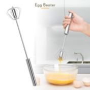 Tika 14" Semi-Automatic Egg Whisk Hand Push Egg Beater