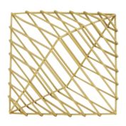 Cheungs Home Decorative Abstract Metal Table Decor - Gold - Large