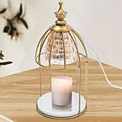 Stock Preferred 35W Minimalist Candle Warmer Melting Wax Lamp in 5.9"x5.9"x13" Iron Gold