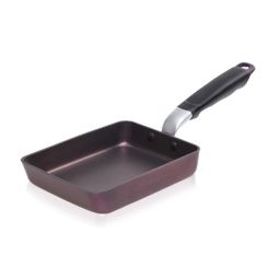 TECHEF - Tamagoyaki Japanese Omelette Pan / Egg Pan Skillet (Purple / Medium)