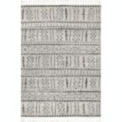 nuLOOM Akua Bands Tassel Area Rug