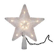 5 Point Star Christmas Tree Topper with 10 Lights New