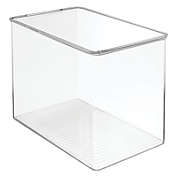 mDesign Plastic Desk Organizer Storage Box for Home Office