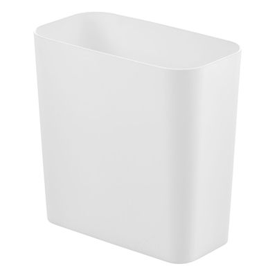 mDesign Plastic Square Small Trash Can Wastebasket Garbage Bin