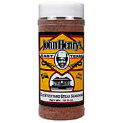 John Henry&#39;s Old Stockyard Steak Seasoning Beef Garlic Mild Heat 10.5 Oz Bottle