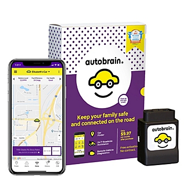 Autobrain OBD Real-Time GPS Vehicle Tracker / Auto Diagnostics / Parking Finder & Car Tracker / Trip Reports / 24 / 7 Roadside Assistance. View a larger version of this product image.