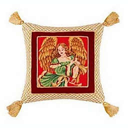 C&F Home Majestic Angel Needlepoint Pillow