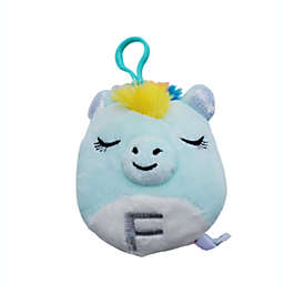 Scented Squishmallows Justice Exclusive Crystal the Unicorn Letter "F" Clip On Plush Toy