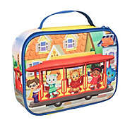 Daniel Tiger&#39;s Neighborhood - Insulated Durable Lunch Bag Tote, Reusable Lunch Box with Handle - Trolley with Friends - Great