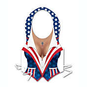 Beistle Party Decorative Plastic Female Patriotic Vest - 48 Pack