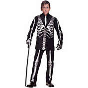 Underwraps Black and White Skeleton Bone Daddy Halloween Costume - Small