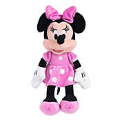 Disney Minnie Mouse Small Child Plush Toy Stuffed Character Doll - Cute, Soft & Huggable 11 Inch Mickey Mouse & Friends in Pink Dress Mini Bean Bag Figure for Baby, Toddlers, Girls, Boys & Adults