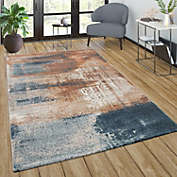Paco Home Modern Area Rug for Living-Room Abstract Design in cream brown blue
