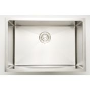 American Imaginations Undermount Chrome Laundry Sink in Stainless Steel Finish