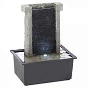 Actifo Lighted Stone Wall Tabletop Water Fountain