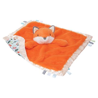 Manhattan Toy Fairytale Snuggle Fox Blankie Ultra-soft Soothing Baby Lovey, 19&quot; x 19&quot;