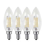 Xtricity - Set of 4 Dimmable Energy Saving LED Bulbs, 3.5W, E12 Base, 3000K Soft White