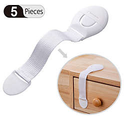 Stock Preferred Multi-function Safety Cabinet Lock Bands in 5 Pcs White