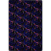 Joy Carpets Neon Lights Dynamo 6&#39; x 9&#39; area rug  - Fluorescent