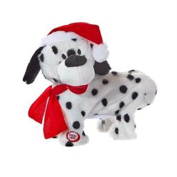 Kurt Adler Battery Operated Musical Animated Twerking/Dancing Christmas Dog, 9"