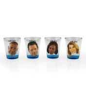 Greys Anatomy Party Drinking Game   Set Of 4 Official Collectible Character Shot Glasses   2 Ounces Each