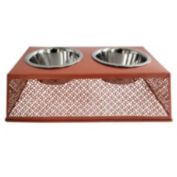 American Pet Supplies Eco-friendly Elevated Country Dog Feeder - Apricot Brandy