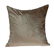 HomeRoots Home Decor. Super Soft Taupe Solid Decorative Accent Pillow.