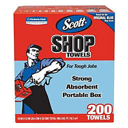 Scotts Blue Pop-Up Box Shop Towels (200/Box)