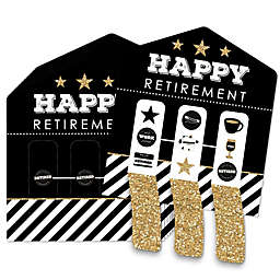 Big Dot of Happiness Happy Retirement - Retirement Party Game Pickle Cards - Pull Tabs 3-in-a-Row - Set of 12