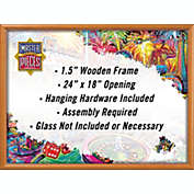 MasterPieces Natural Wood Puzzle Frame, 18-Inch x 24-Inch