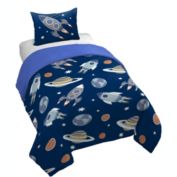 Saturday Park Outer Space 100% Organic Cotton Duvet Cover & Sham Set