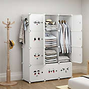 Kitcheniva Portable Wardrobe Closet Cube Armoire