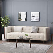 GDFStudio Croton Contemporary Tufted 3 Seater Sofa