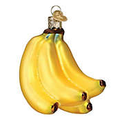 Old World Christmas Glass Blown Ornament (#28133) Bunch of Bananas, 3.5"