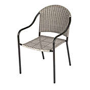 Four Seasons Gray Marbella Wicker Stacking Chair