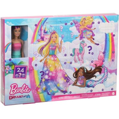 Barbie Dreamtopia Advent Calendar Blonde Doll Fairytale Accessories 25 Days Of Fun Bed Bath Beyond