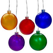 Hofert 5 Count Multi-Color LED Globe Icicle Christmas Light Set