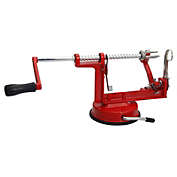 Inq Boutique 3-in-1 Stainless Steel Hand-cranking Apple Peeler Slicer - Red