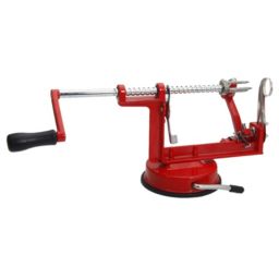 Inq Boutique 3-in-1 Stainless Steel Hand-cranking Apple Peeler Slicer - Red