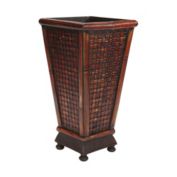 Nearly Natural Designer Decorative Planter, Brown